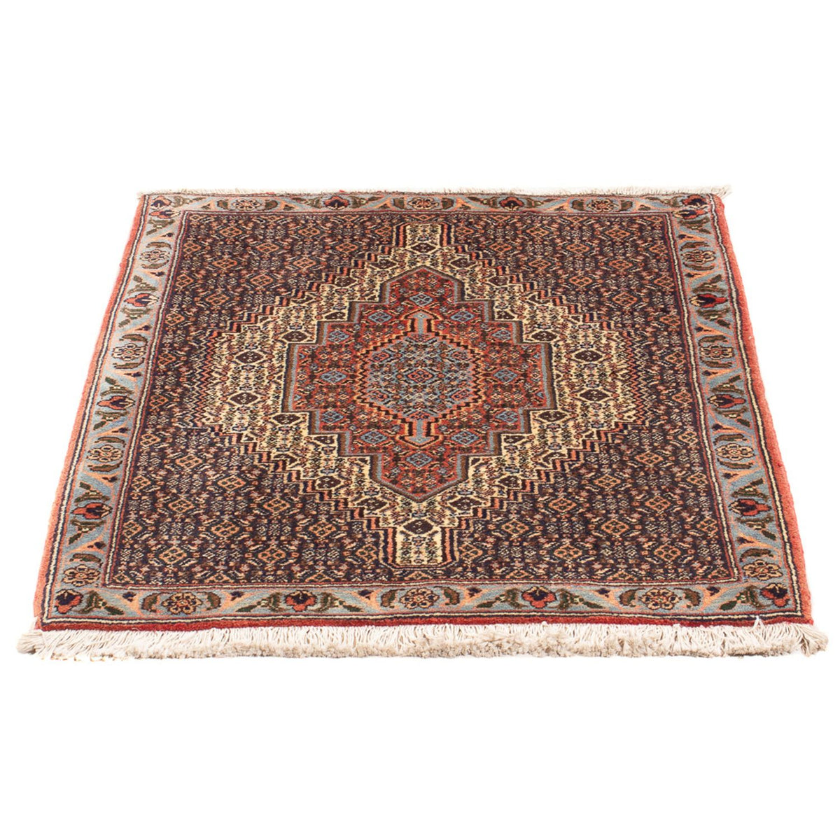 Perzisch tapijt - Klassiek - 100 x 72 cm - donkerblauw