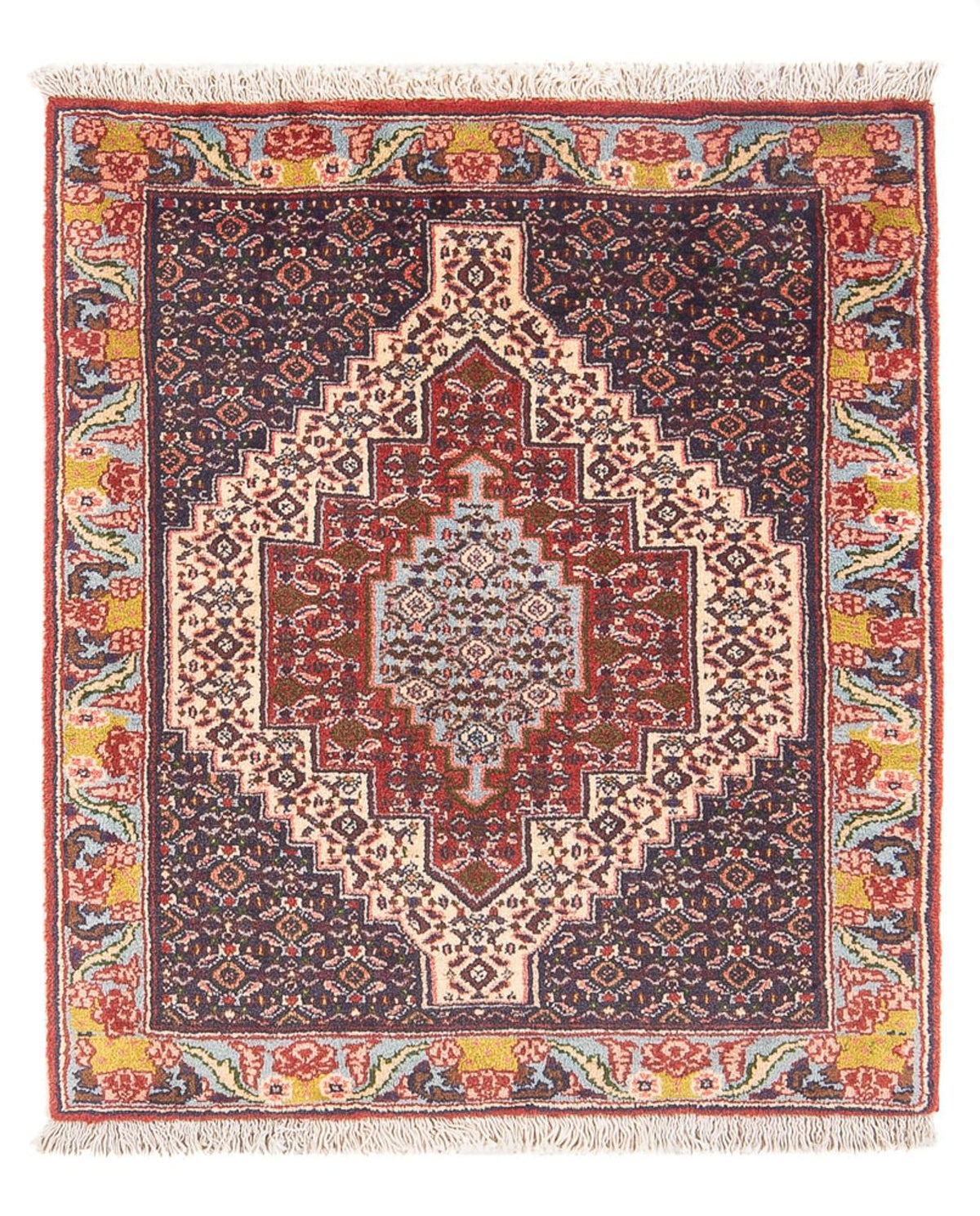 Perzisch tapijt - Klassiek - 96 x 76 cm - donkerblauw