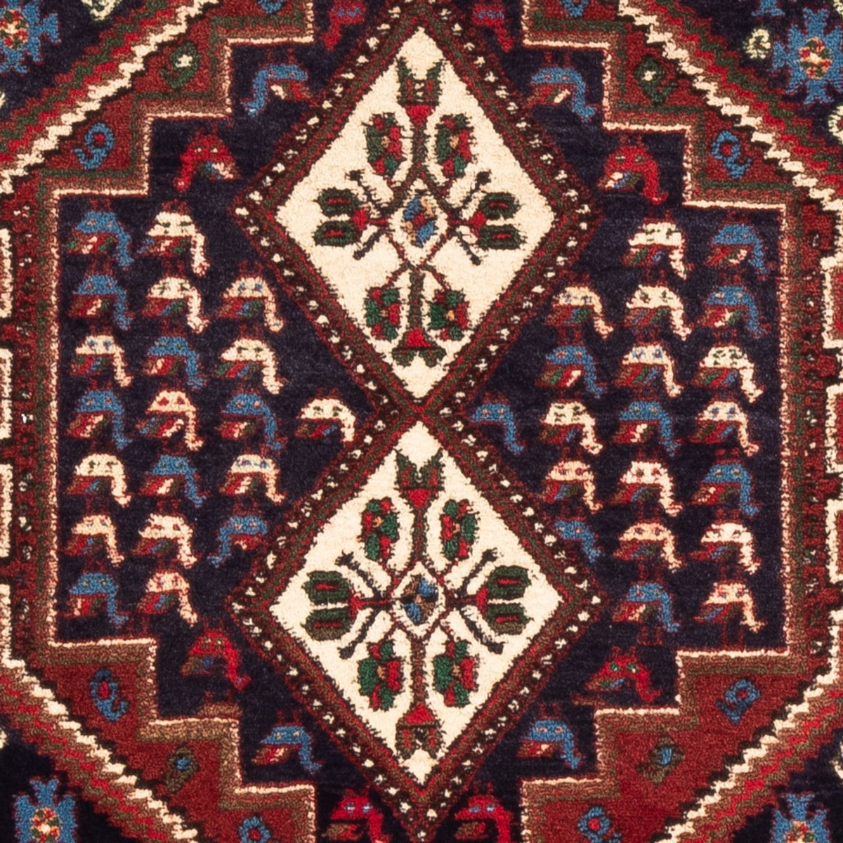 Perzisch Tapijt - Nomadisch - 150 x 97 cm - donkerblauw