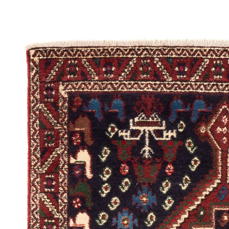 Perzisch Tapijt - Nomadisch - 150 x 97 cm - donkerblauw