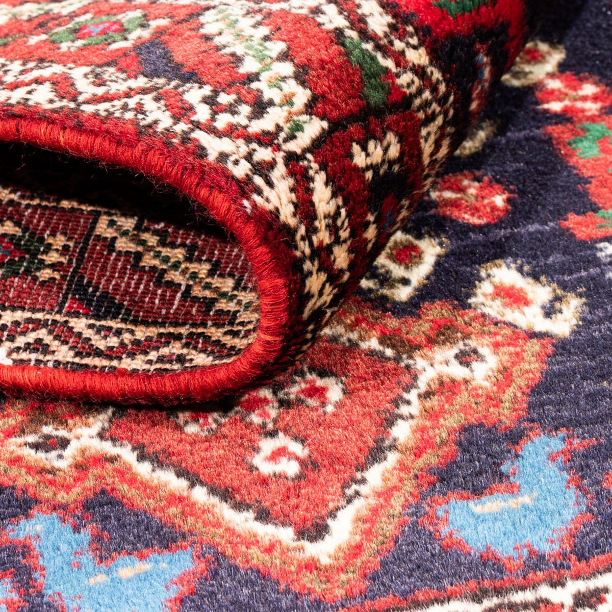 Perzisch Tapijt - Nomadisch - 150 x 97 cm - donkerblauw