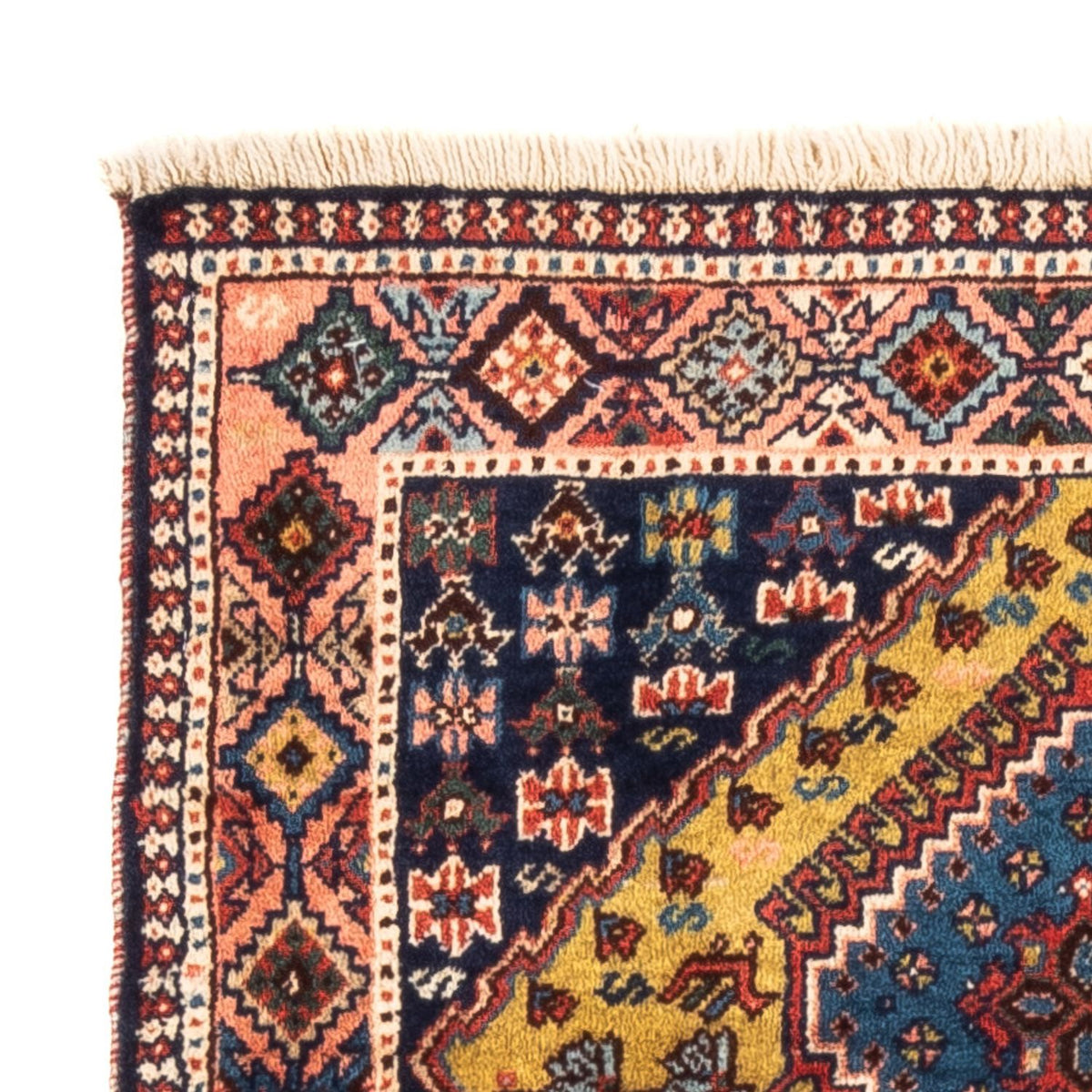 Perzisch Tapijt - Nomadisch - 120 x 80 cm - geel