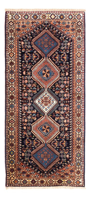 Loper Perzisch Tapijt - Nomadisch - 182 x 84 cm - donkerblauw