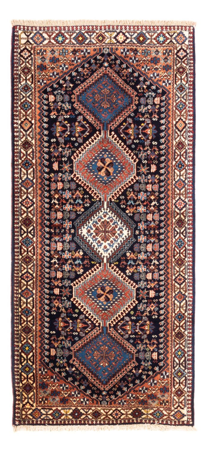 Loper Perzisch Tapijt - Nomadisch - 182 x 84 cm - donkerblauw