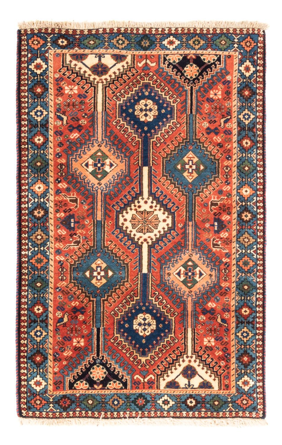 Perzisch Tapijt - Nomadisch - 125 x 80 cm - rood