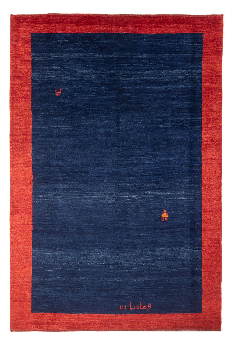 Gabbeh tapijt - Perzisch - 200 x 141 cm - donkerblauw