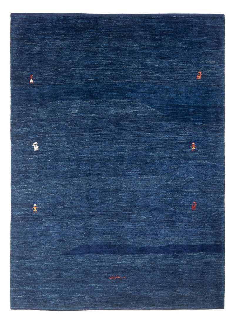 Gabbeh tapijt - Perzisch - 188 x 147 cm - donkerblauw
