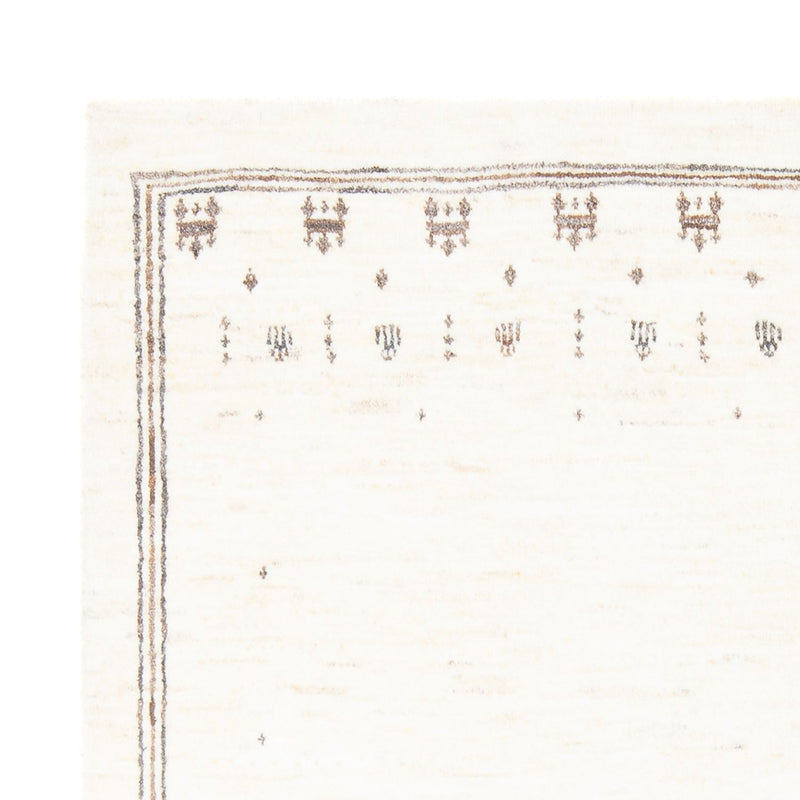 Gabbeh tapijt - Perzisch - 198 x 150 cm - wit  crème