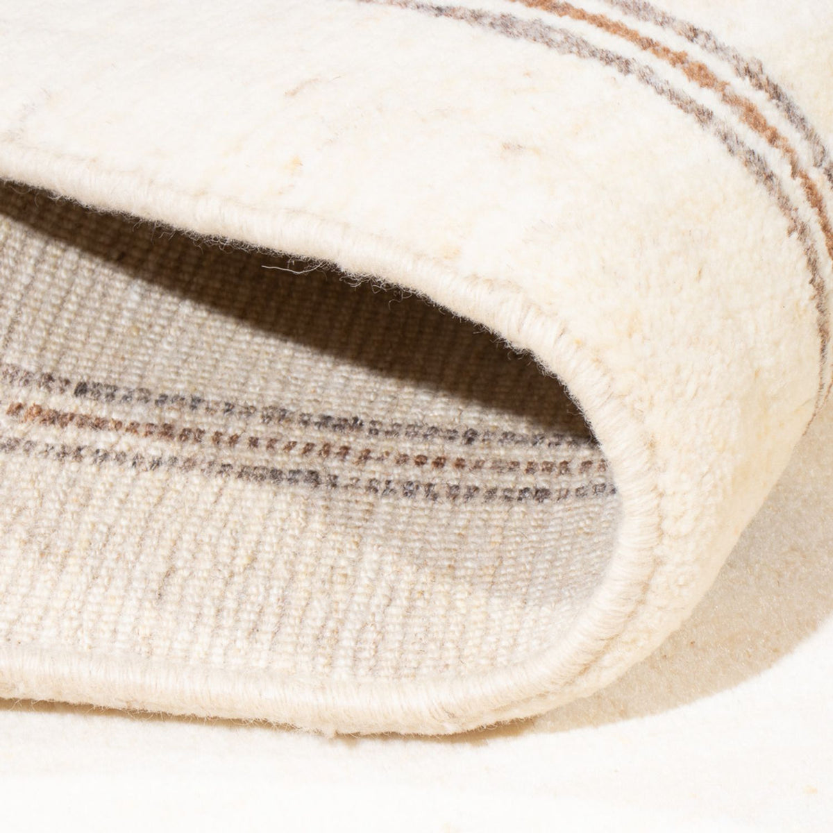 Gabbeh tapijt - Perzisch - 198 x 150 cm - wit  crème