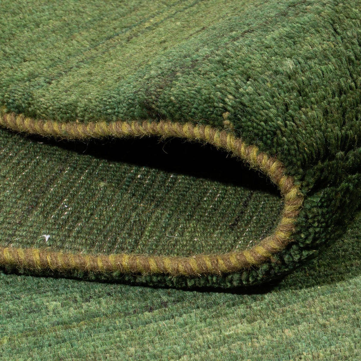 Gabbeh tapijt - Perzisch - 203 x 147 cm - donkergroen