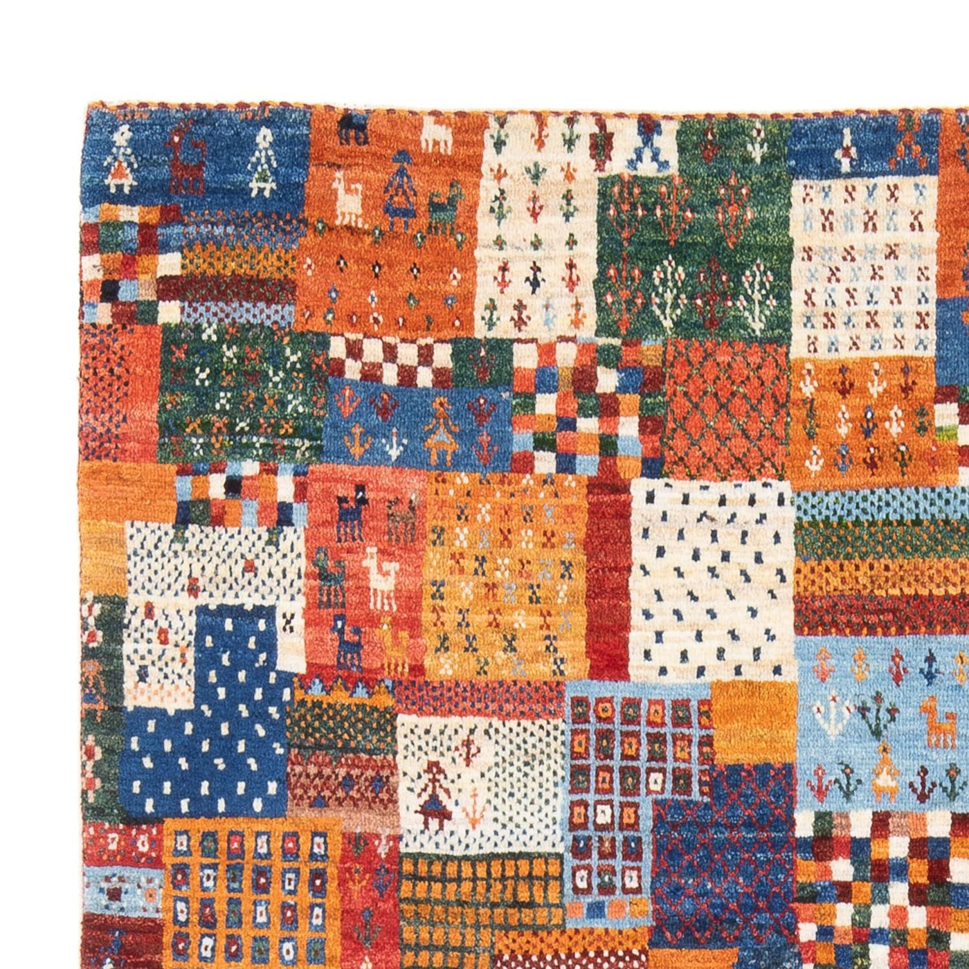 Perzische Gabbeh Tapijt 198x148cm - Perserteppich Wollteppich