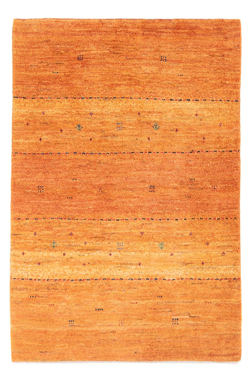 Gabbeh tapijt - Perzisch - 142 x 98 cm - oranje