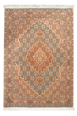 Perzisch tapijt - Tabriz - 118 x 82 cm - benzine blauw