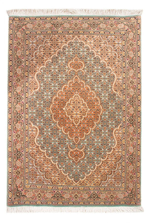 Perzisch tapijt - Tabriz - 118 x 82 cm - benzine blauw