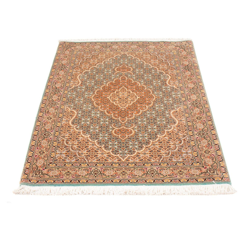 Perzisch tapijt - Tabriz - 118 x 82 cm - benzine blauw