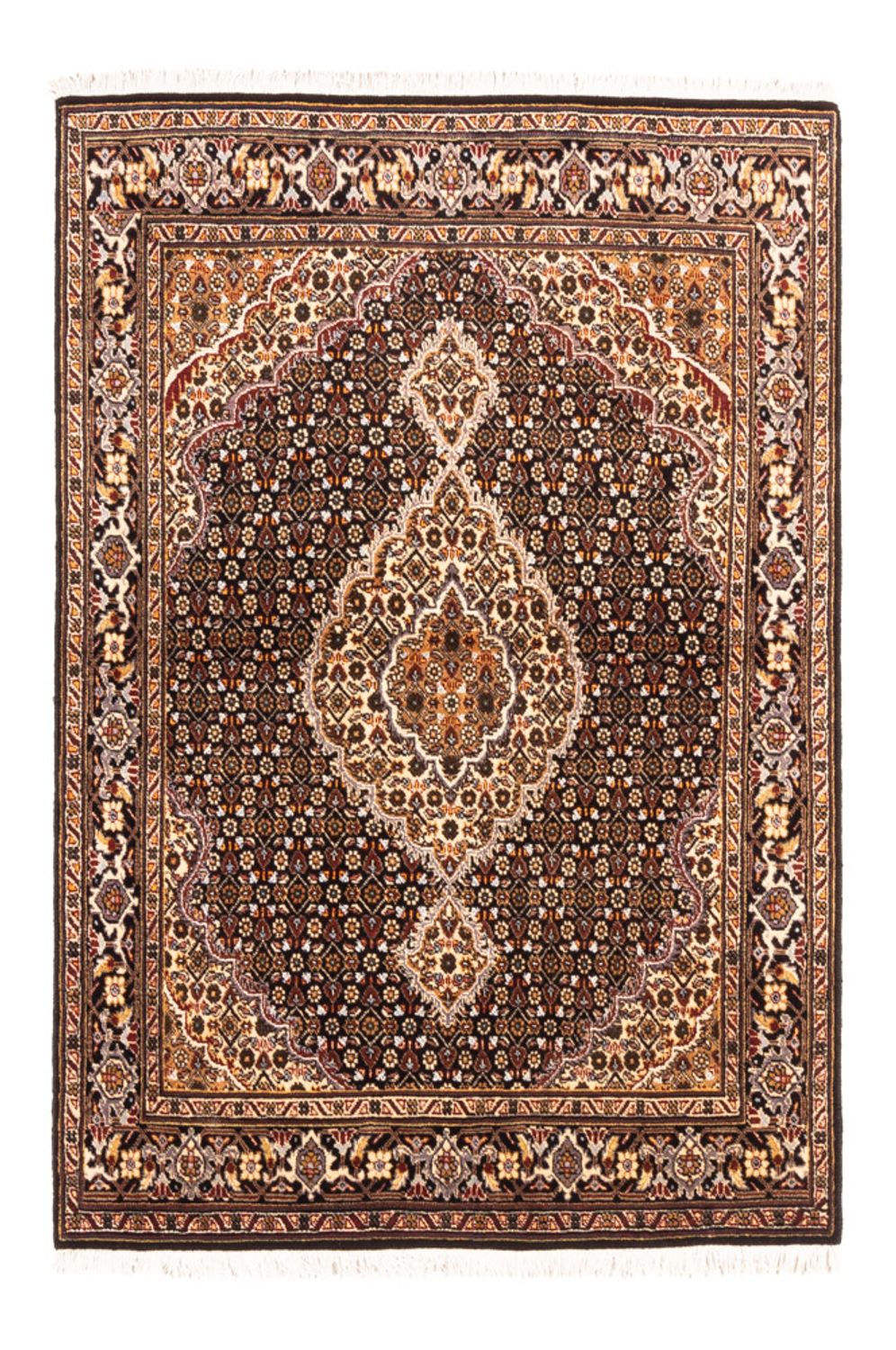 Perzisch tapijt - Tabriz - Royal - 147 x 105 cm - donkerblauw