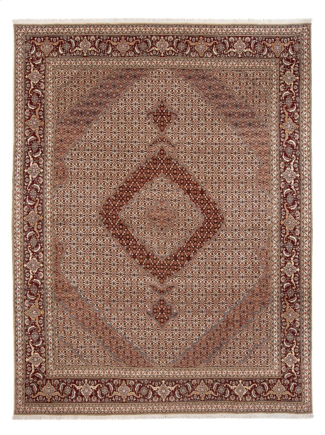 Perzisch tapijt - Tabriz - Royal - 344 x 246 cm - lichtbruin