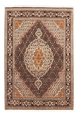 Perzisch tapijt - Tabriz - Royal - 148 x 105 cm - crème