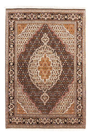 Perzisch tapijt - Tabriz - Royal - 148 x 105 cm - crème