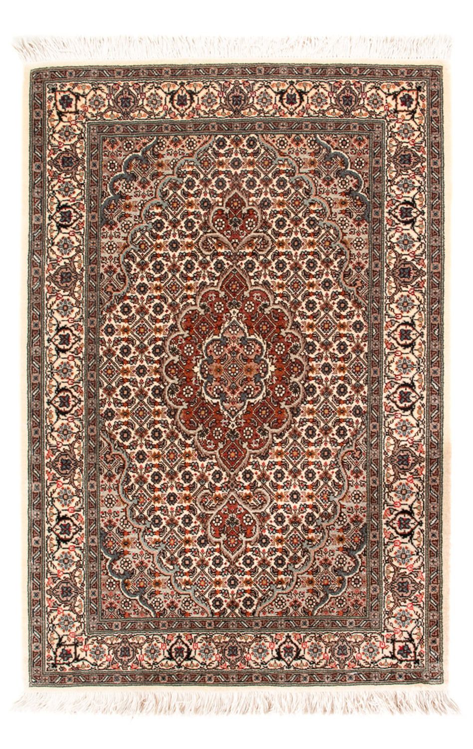 Perzisch tapijt - Tabriz - Royal - 92 x 60 cm - beige