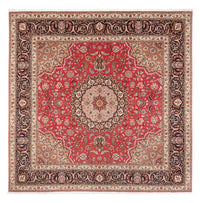 Perzisch tapijt - Tabriz - Royal vierkant  - 252 x 252 cm - rood