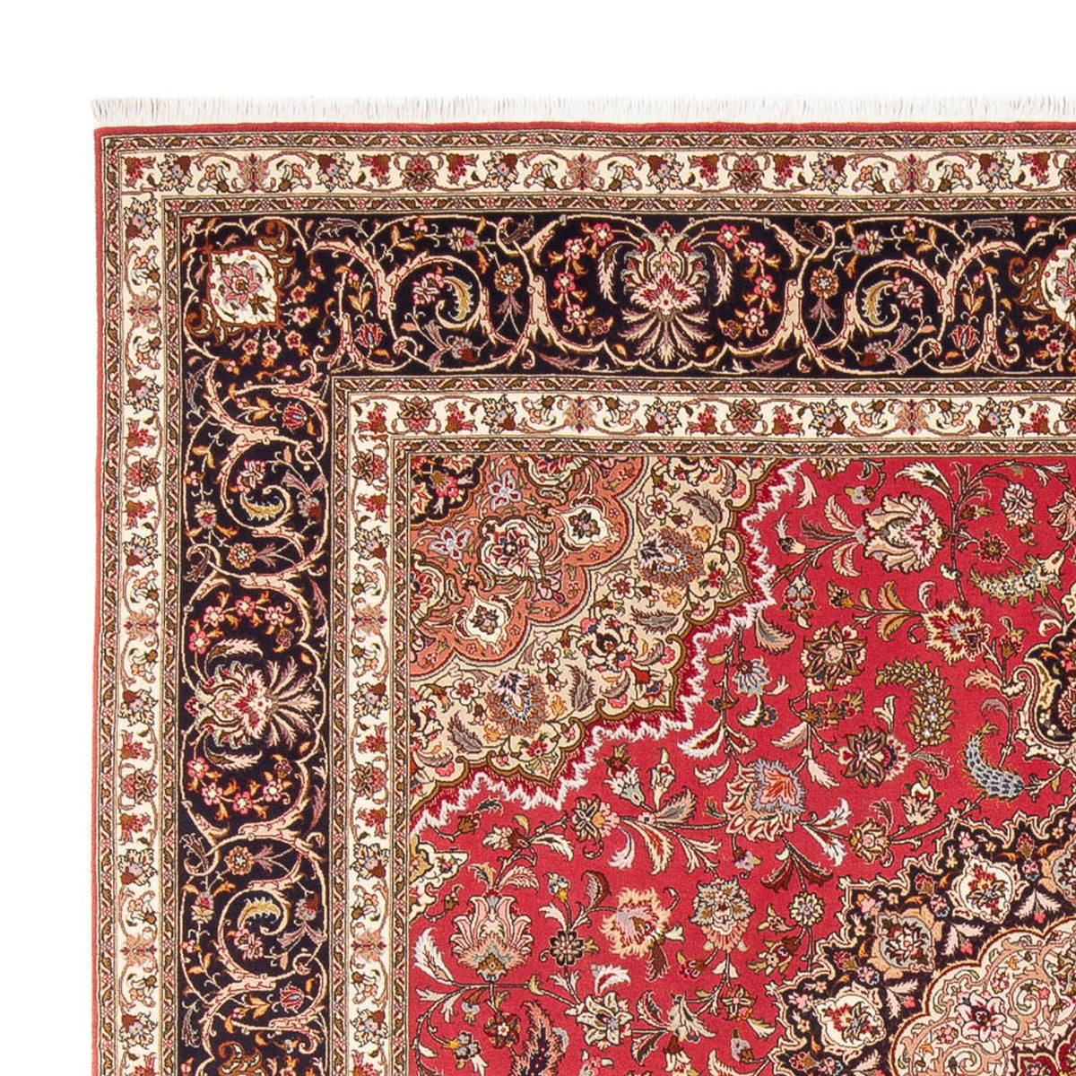 Perzisch tapijt - Tabriz - Royal vierkant  - 252 x 252 cm - rood