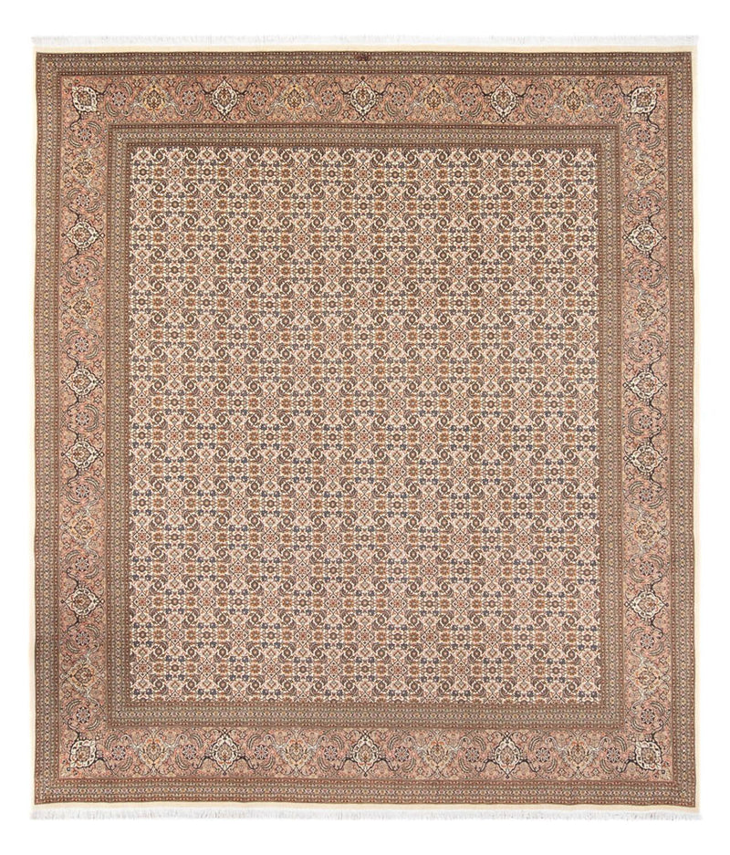 Perzisch tapijt - Tabriz - Royal - 290 x 253 cm - donker beige