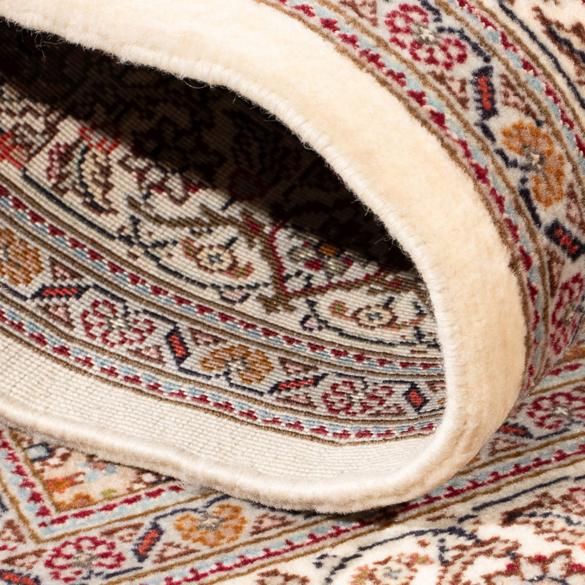 Perzisch tapijt - Tabriz - Royal - 124 x 81 cm - beige