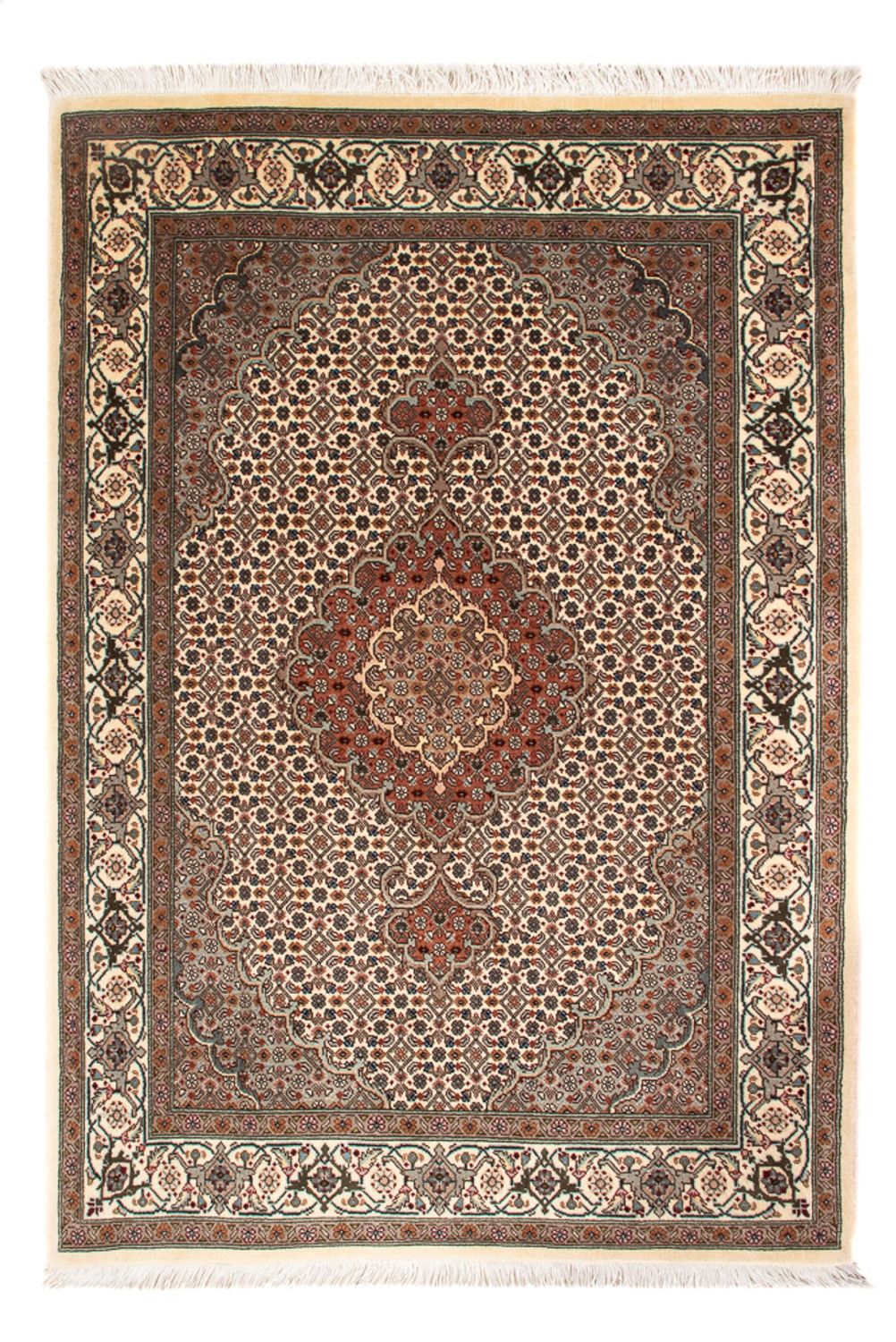 Perzisch tapijt - Tabriz - Royal - 121 x 77 cm - beige