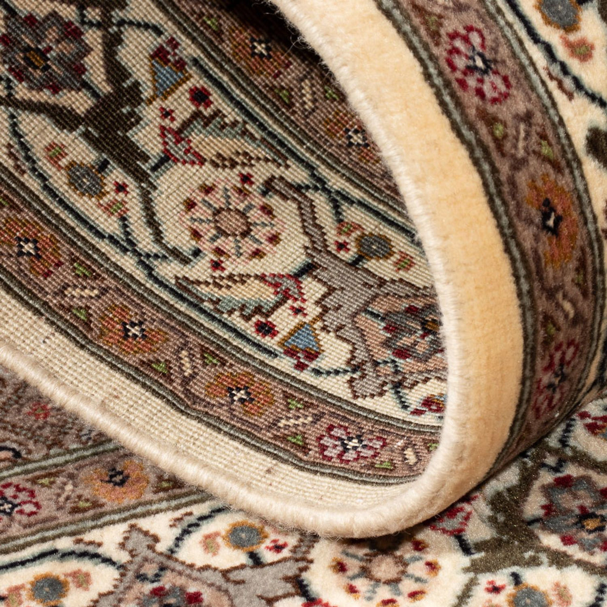 Perzisch tapijt - Tabriz - Royal - 121 x 77 cm - beige