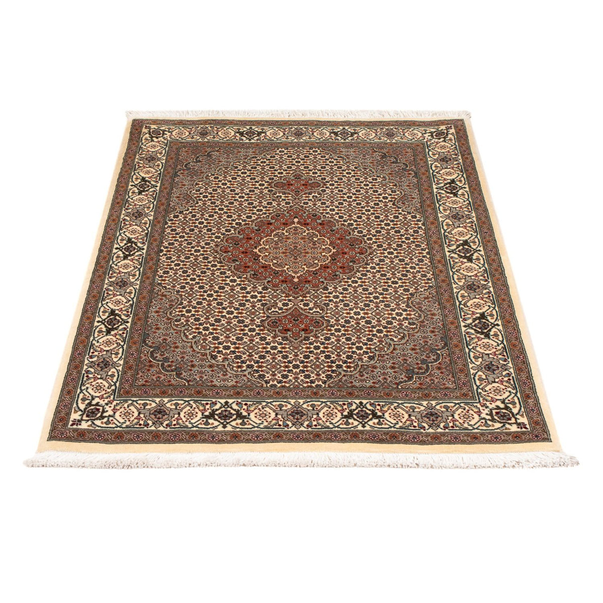 Perzisch tapijt - Tabriz - Royal - 121 x 77 cm - beige