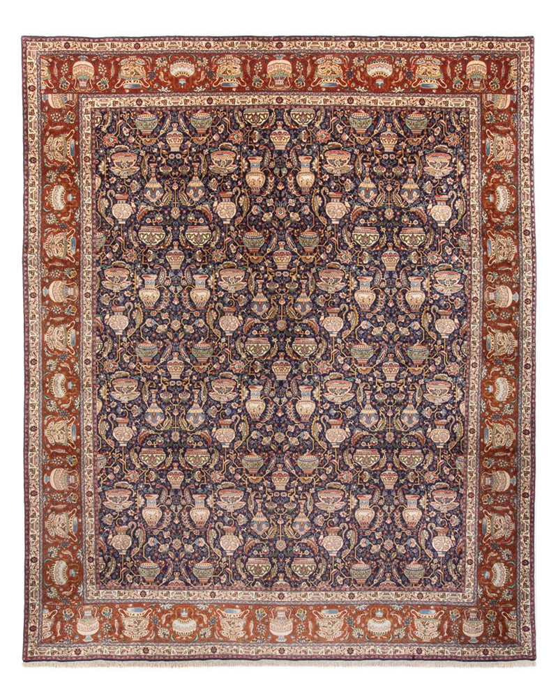 Perzisch tapijt - Tabriz - 387 x 300 cm - donkerblauw