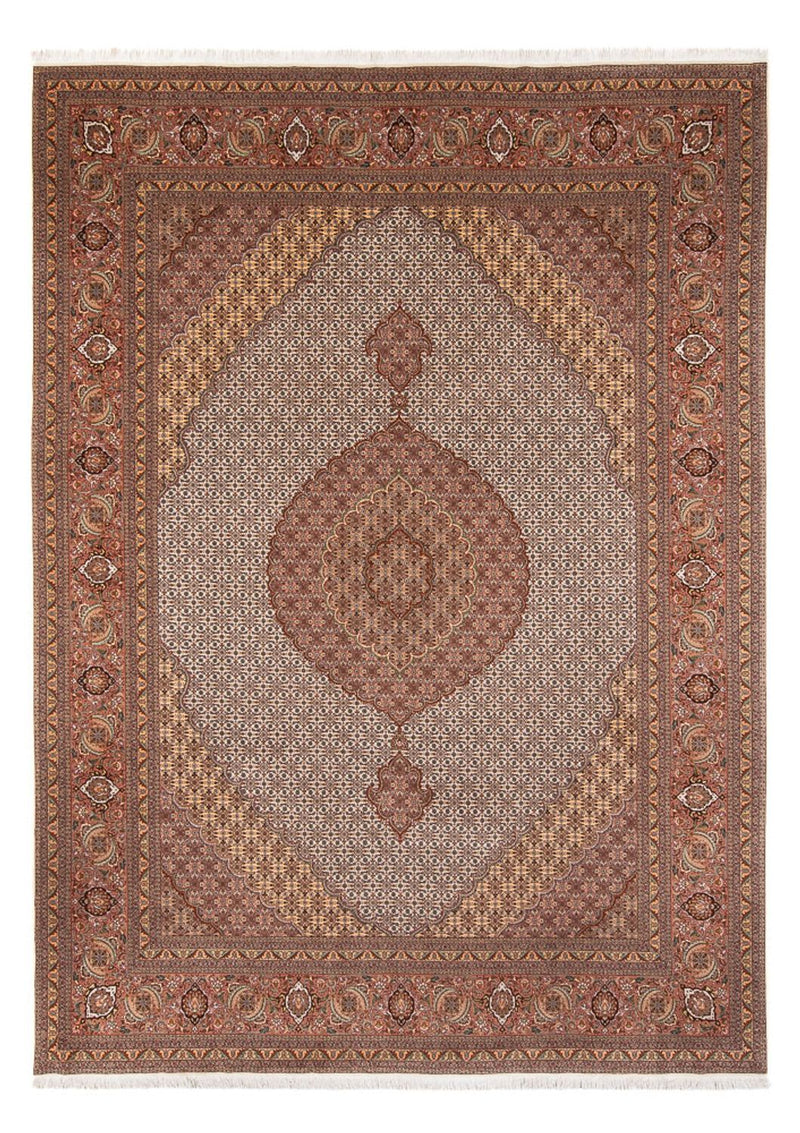 Perzisch tapijt - Tabriz - 355 x 250 cm - lichtbruin