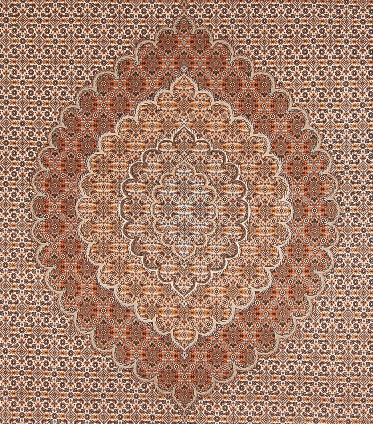 Perzisch tapijt - Tabriz - 349 x 254 cm - lichtbruin