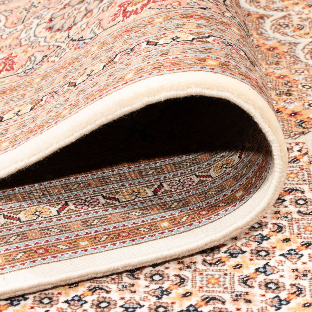 Perzisch tapijt - Tabriz - 349 x 254 cm - lichtbruin