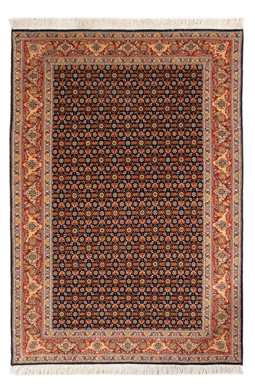 Perzisch tapijt - Tabriz - Royal - 120 x 80 cm - donkerblauw
