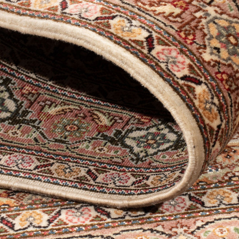 Perzisch tapijt - Tabriz - Royal - 132 x 80 cm - crème