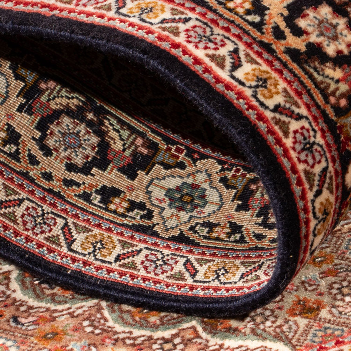 Perzisch tapijt - Tabriz - Royal - 122 x 84 cm - donkerblauw