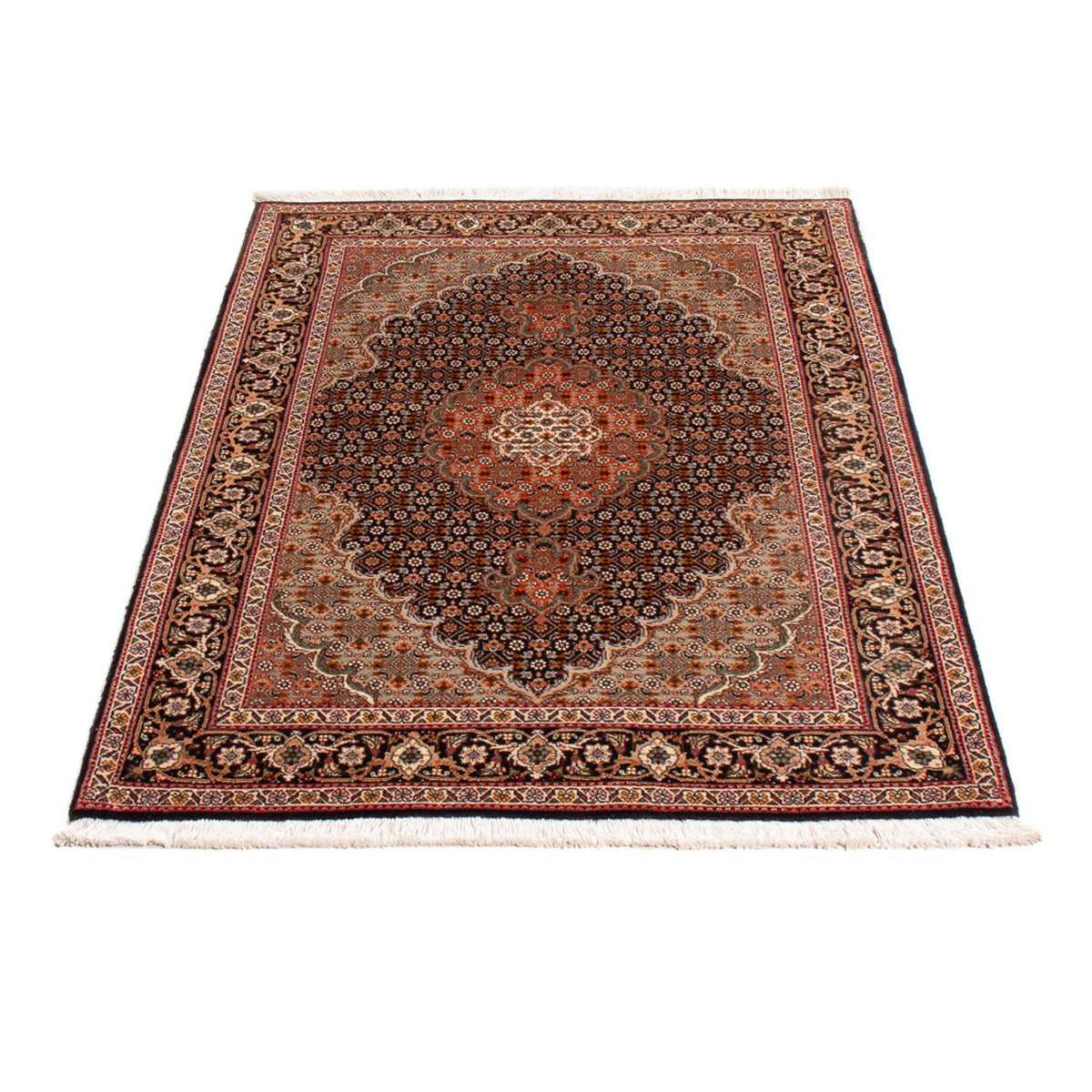 Perzisch tapijt - Tabriz - Royal - 122 x 84 cm - donkerblauw