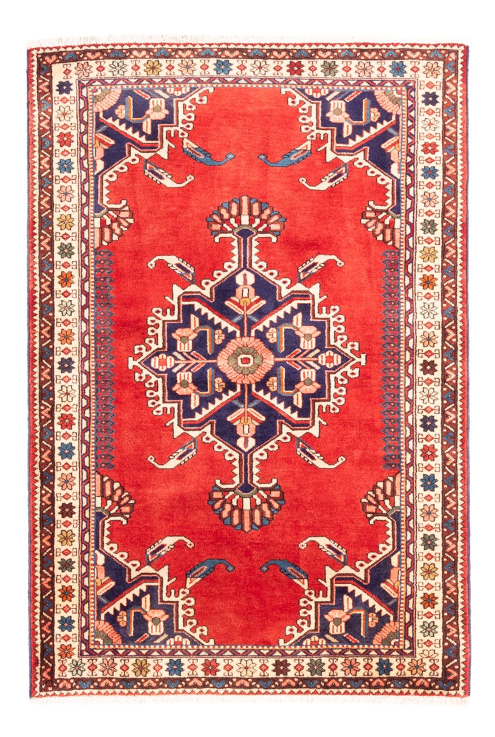 Perzisch Tapijt - Nomadisch - 154 x 109 cm - rood