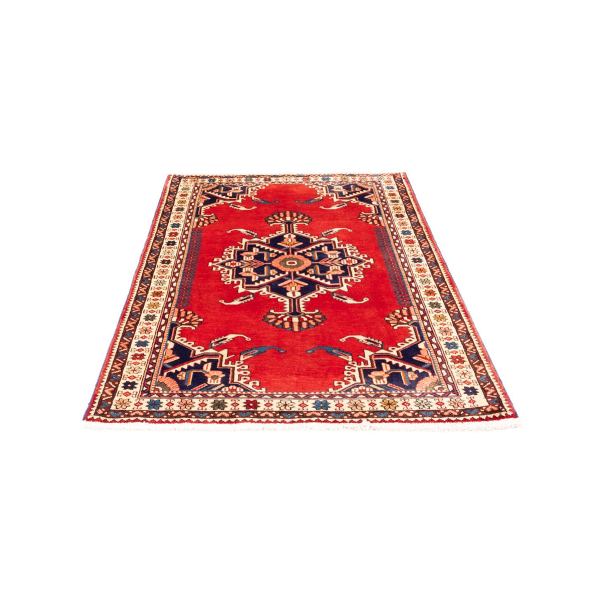 Perzisch Tapijt - Nomadisch - 154 x 109 cm - rood