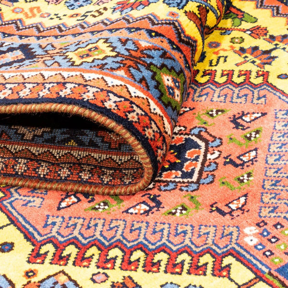 Loper Perzisch Tapijt - Nomadisch - 202 x 78 cm - geel