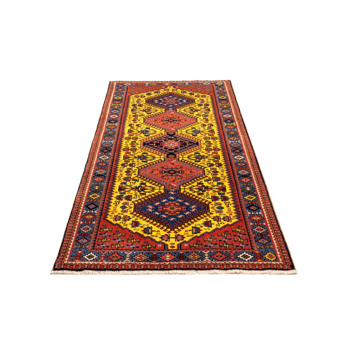 Loper Perzisch Tapijt - Nomadisch - 202 x 78 cm - geel