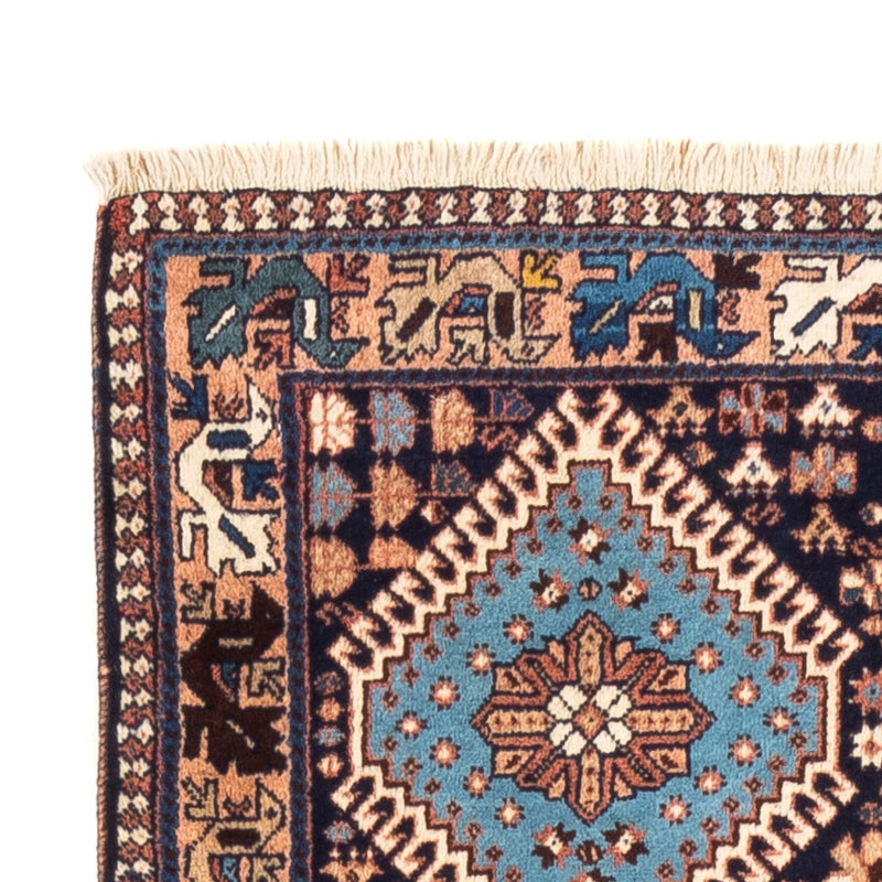 Loper Perzisch Tapijt - Nomadisch - 185 x 80 cm - donkerblauw