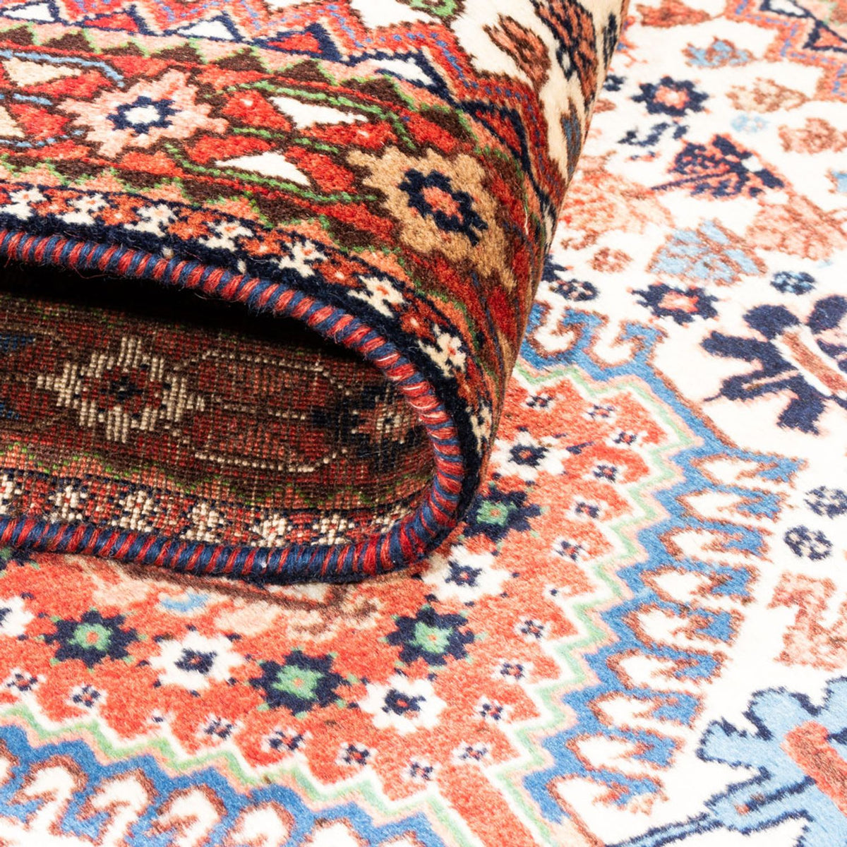 Loper Perzisch Tapijt - Nomadisch - 200 x 80 cm - crème