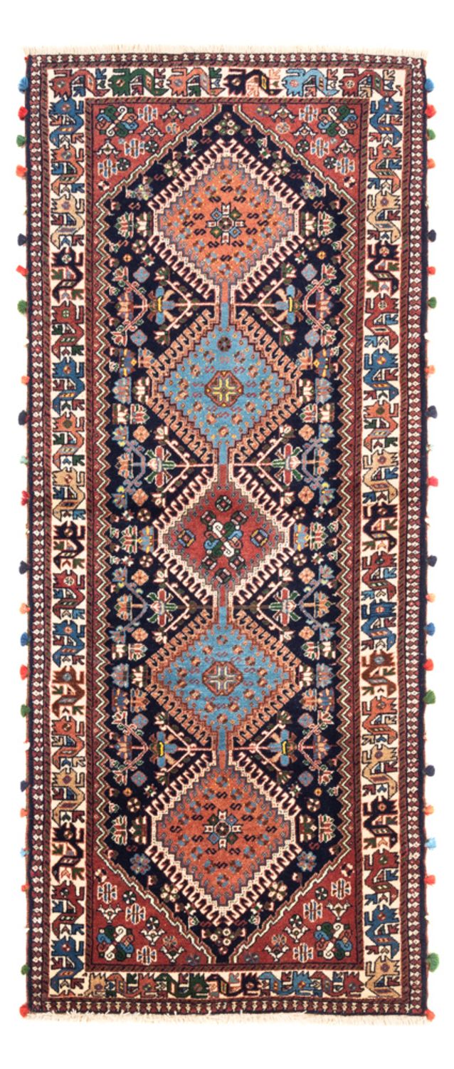 Loper Perzisch Tapijt - Nomadisch - 200 x 83 cm - donkerblauw