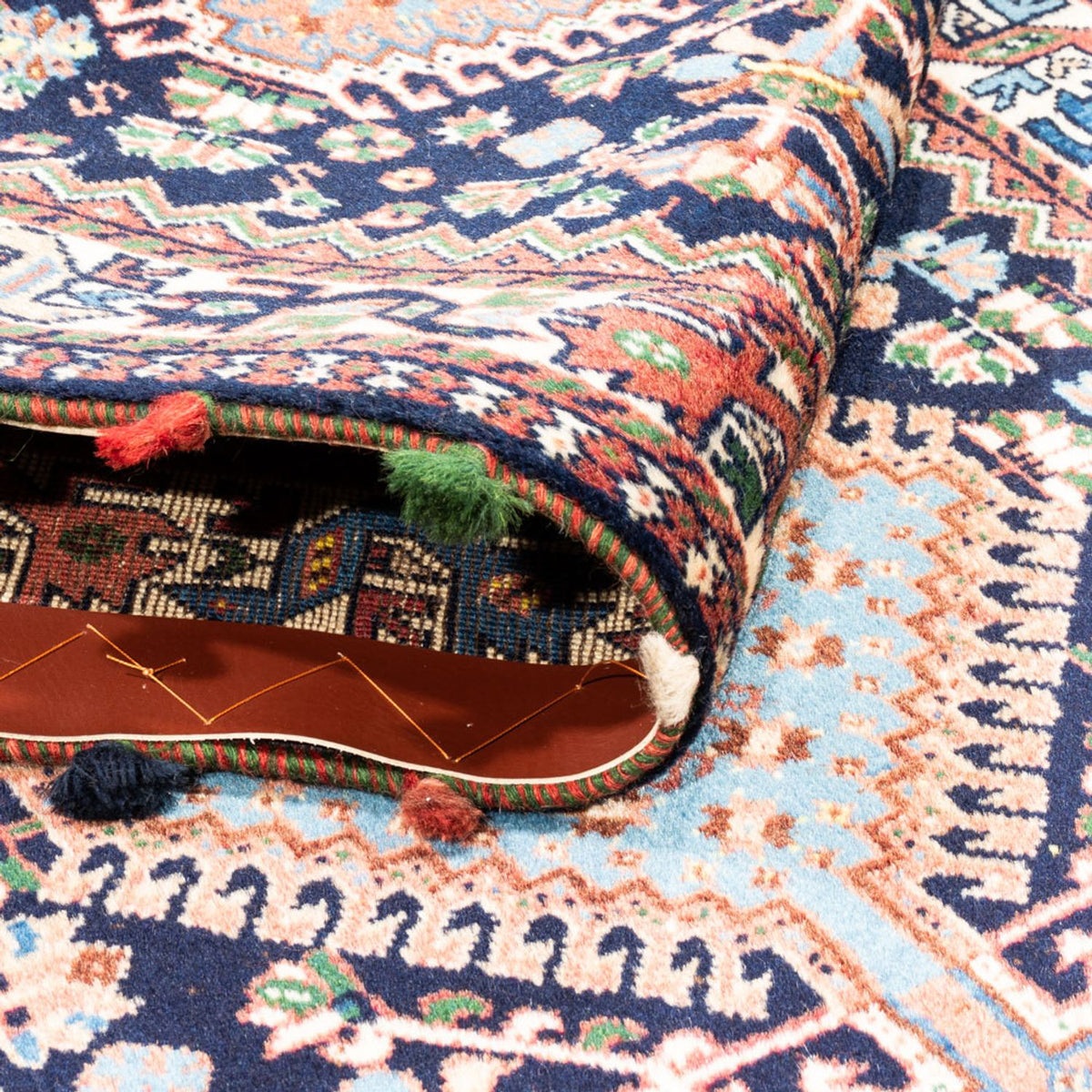 Loper Perzisch Tapijt - Nomadisch - 200 x 83 cm - donkerblauw