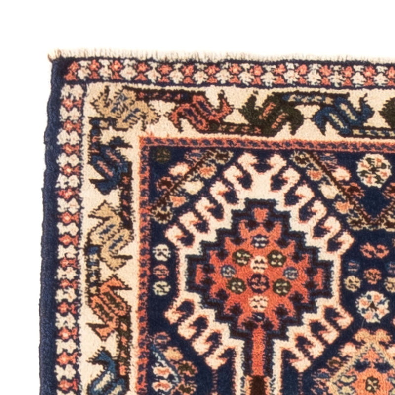 Loper Perzisch Tapijt - Nomadisch - 140 x 50 cm - donkerblauw