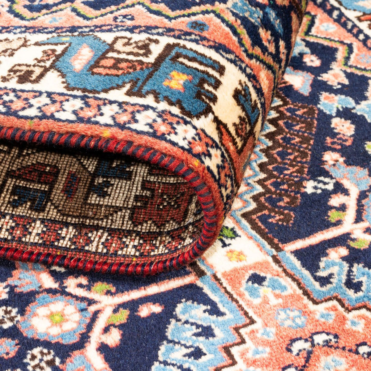 Loper Perzisch Tapijt - Nomadisch - 187 x 60 cm - donkerblauw