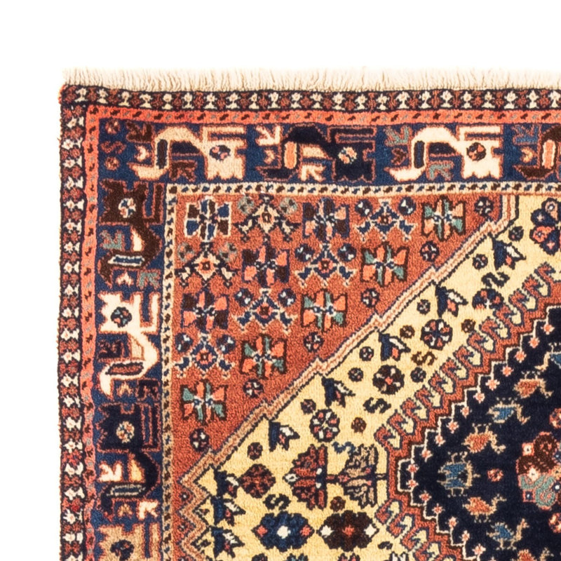 Perzisch Tapijt - Nomadisch - 140 x 74 cm - crème